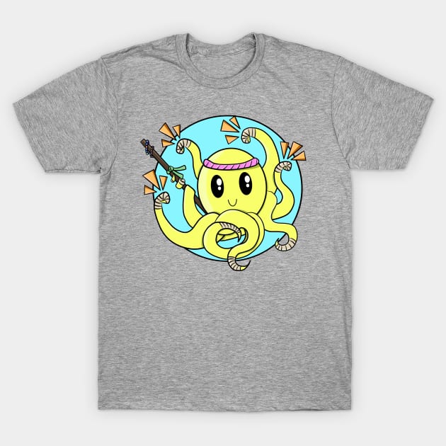 Octopus Monk - Dungeons and Dragons T-Shirt by GenAumonier